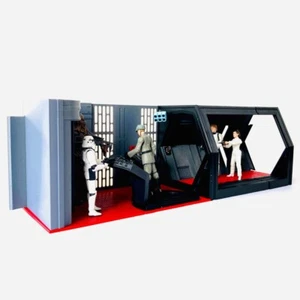 Death Star Detention Block Diorama for 3.75 inch (1:18) Scale Action Figure - Picture 1 of 15