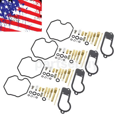 4x NUEVO kit de reparación de carburador reconstruido para Honda 1977 1978 CB750F 1978 CB750K Foto 1 de 4