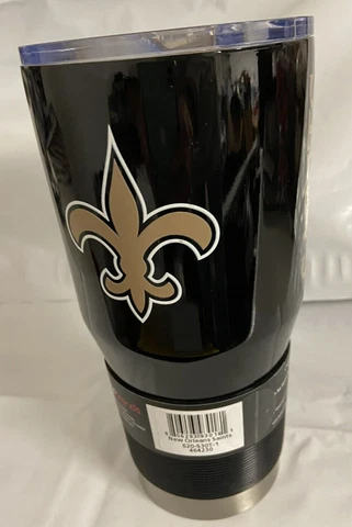 New Orleans Saints NFL 30 oz Ultra Travel Tumbler Team Color Cover