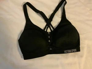 Victoria’s Secret Black Incredible Lightweight Sport Bra Size 34D - Picture 1 of 7