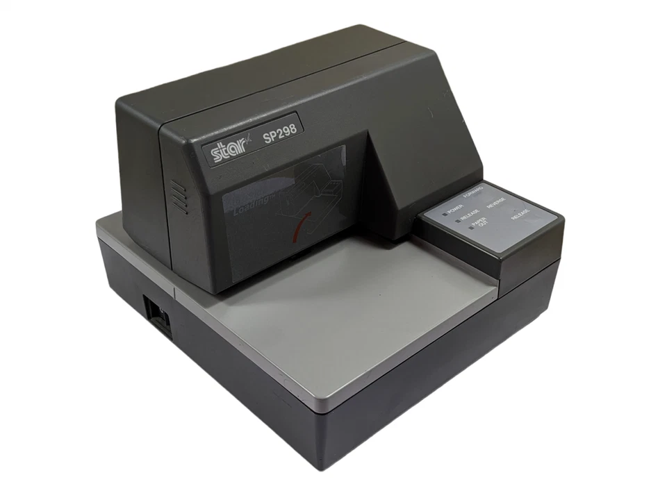 Star SP298 Parallel Impact Receipt Slip Printer Grey Black SP298MC 39309311 *NEW - Image 1 of 4