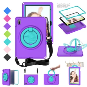 Kids Shockproof Stand Handle Case For iPad 6th/7th/8th/9th/10th/11th Gen & A16 - Picture 1 of 52