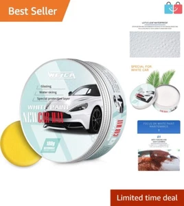 Premium Carnauba Car Wax Kit for White Cars - Scratch-Resistant & Glossy Finish - Picture 1 of 9