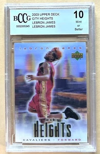 2003 UPPER DECK CITY HEIGHTS LEBRON JAMES BCCG 10 GEM OR BETTER 0002305245 - Picture 1 of 2