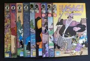Lotto 9 fumetti Usagi Yojimbo #59-62 #69 #71-74 Stan Sakaki Dark Horse - Foto 1 di 1