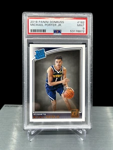 2018 MICHAEL PORTER JR ROOKIE - Panini Donruss Nuggets #182 Rookie RC - PSA 9 - Picture 1 of 5