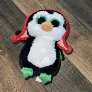 Peluche Ty Beanie Boos 9" FREEZE il Pinguino con Cappello Vacanze Invernali Natale - Foto 1 di 10