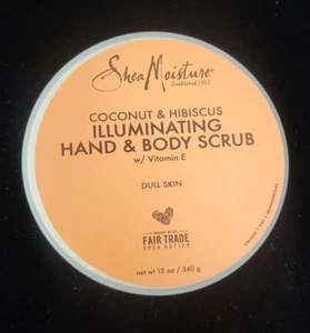 SheaMoisture Body Scrub for Dull Skin Illuminating Coconut and Hibiscus, 12 oz. - Picture 1 of 3