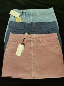 New Original Penguins by Munsingwear Women's skirts in Pink/Denim/Light Blue - Picture 1 of 4
