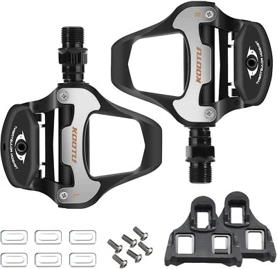 Clip Pedals for Look Keo System Road Bike Clipless pedals with cleats sets - Image 1 of 4