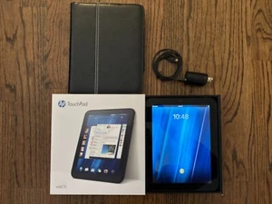 HP Touchpad Tablet WebOS 32GB Working & TESTED Bundled Charger + USB Cord & Case - Picture 1 of 8