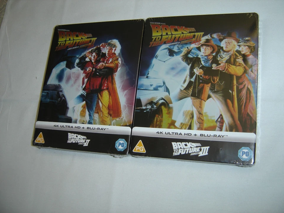 Back To The Future 2 3 II III 4K Blu-ray Steelbooks UK - Image 1 of 2