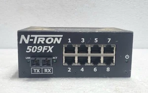 N-Tron 509FX Ethernet Schalter 509FX-SC Volt 10-30v Verstärker 1.0a 104W7629P001 - Picture 1 of 7