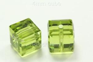 50 Top Quality 8mm Austria cube crystal beads Charms For Swarovski #5601-U pick