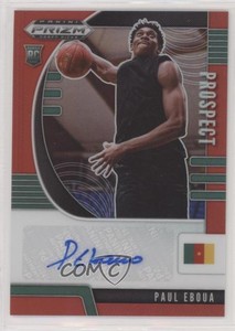 2020-21 Panini Prizm Draft Picks Prospect Red /199 Paul Eboua #PA-PE Auto