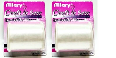 Lot of 2 Allary Craft & Sew Invisible Thread - Image 1 of 2