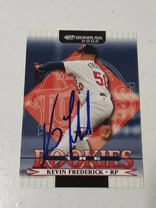Kevin Frederick Minnesota Twins 2002 Donruss Autograph Card #13 READ DESCRIPTION - Picture 1 of 2