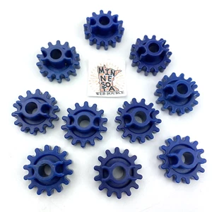 10 Knex Small 1 Inch Dark Blue Gears Locking - K'nex Education Stem Parts - Picture 1 of 3