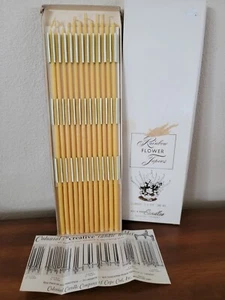 Floral Arrangement Flower Taper Candles. Will & Baumer 15" Candles x12. Vintage. - Picture 1 of 10