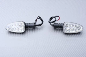 Pair of Front Arrows Dest Arrow/No LED Clear BMW G650X G 650X 2007-2009 - Picture 1 of 5
