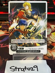 Fire Emblem 0 Cipher - JP - Marker Card - Ike Chrom Eldigan - PBM-004 - NM - Picture 1 of 2