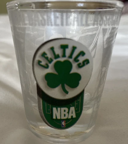 Boston Celtics Party Shot Glass Team Graphics 2oz Cover