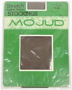 Vintage Mojud Seamless Sherr Nylon Strümpfe Strumpfwaren VAPOR GREY 10 1/2 - 11 1/2 NEU - Bild 1 von 11