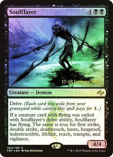 Magic The Gathering MTG SOULFLAYER FOIL Fate Reforged Prerelease NM Near Mint - Image 1 of 1