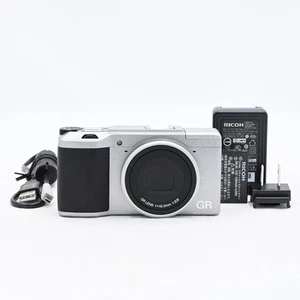 Shot count: 0 RICOH GR II Silver Edition Digital Camera 16.2MP - Picture 1 of 24