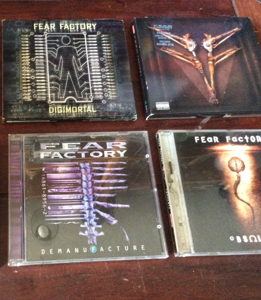 Fear Factory [5 CD Alben] Obsolete Demanufacture Archetypev Fear Is the Mindkill - Bild 1 von 2