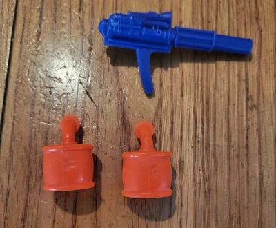 TMNT Sewer Dragster Gas Barrels & Blue Weapon Part 90s Playmates - Image 1 of 4