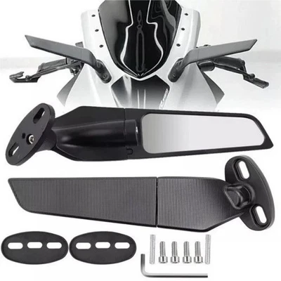 ✨Espejos retrovisores laterales ajustables para Suzuki GSXR 600 750 1000 Foto 1 de 4