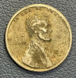 1943-S Lincoln Steel Cent – Weak ‘S’ Mintmark & Weak 4 – WWII Wartime Penny - Picture 1 of 2