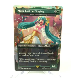 Secret Lair Hatsune Miku Lost but Singing Azusa Lost but Seeking Non Foil - Picture 1 of 1