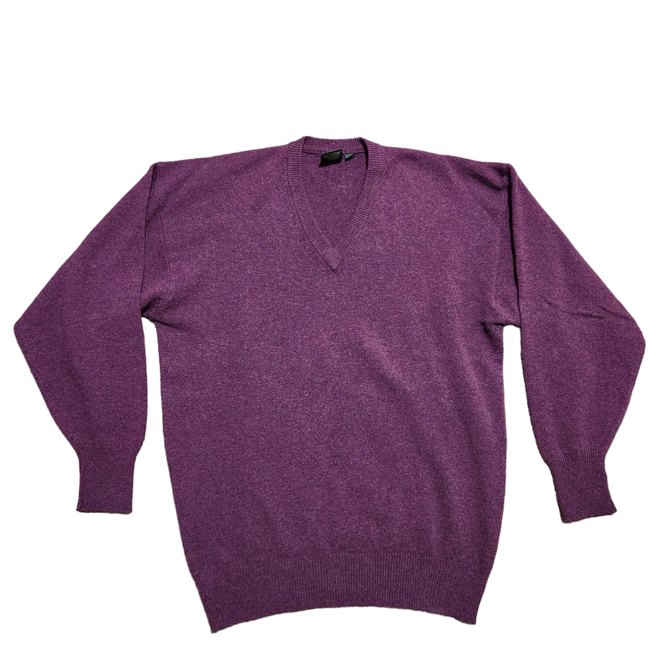 Suéter Nordstrom Cuello en V XL Hombres Lana de Cordero Mínima Comodidad Suave Pullover Diario Foto 1 de 4