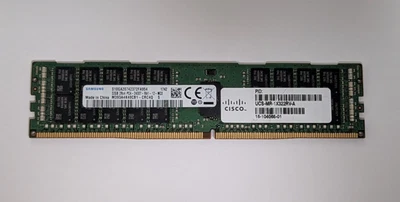 Samsung 32GB DDR4 PC4-2400T ECC RAM Memory M393A4K40CB1-CRC4Q RDIMM Registered - Image 1 of 2