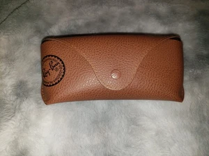 RAY BAN Soft Pecan Brown GLASSES CASE - Picture 1 of 3