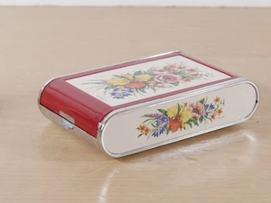 Vintage Dandy-Mate 'Silvia' Musical Beauty Box Mirror Japan Plays Fur Elise - Foto 1 di 12
