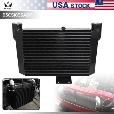 Front Mount Intercooler For Toyota 86 GT86 FT86 Subaru BRZ Scion FR-S 2.0L Black Foto 1 de 4