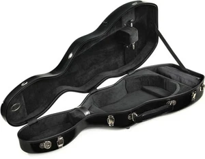 Bobelock B1062 Fiberglass Cello-shaped Violin Case - Black - Picture 1 of 11