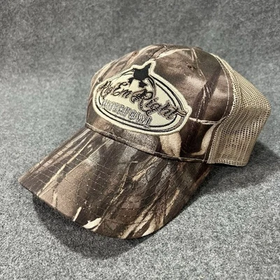 Rig' Em Right Waterfowl Max 5 Camo Trucker Hat Mesh Back Cap Bird Hunting - Image 1 of 4