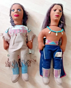rare poupées ortf les indiens mato +wany mondett clodrey pintel 60's - Imagen 1 de 6