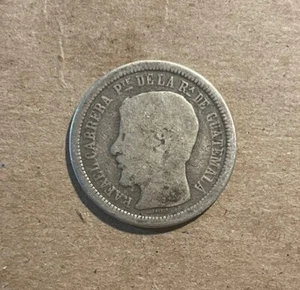 Guatemala - 1862 Silver 2 Reales - Popular - Picture 1 of 5