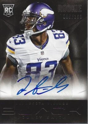 2013 Panini Black Rookie Signatures #176 Rodney Smith /199 Auto - NM-MT - Image 1 of 2