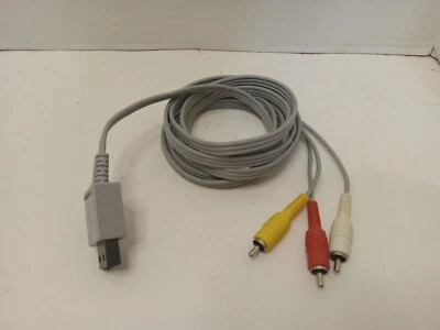 Nintendo Wii OEM AV Cord Cable RED/YELLOW/WHITE RVL-009 Tested - Image 1 of 3