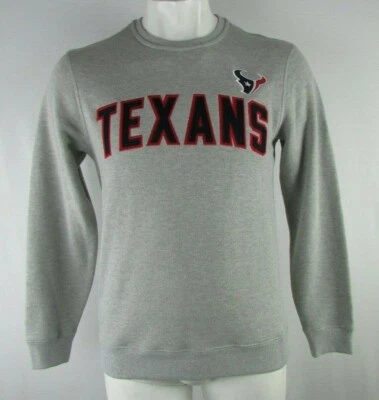 Houston Texans NFL Starter Men's Pullover Large Logo Sweatshirt in Gray Blue - Image 1 of 2