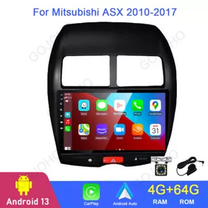 4+64GB Android 13 Carplay GPS Navi Car Stereo Radio For Mitsubishi ASX 2010-2017 - Foto 1 di 20