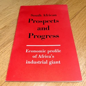 1966 Book SOUTH AFRICAN PROSPECTS & PROGRESS - Promotional Book 80 pages - Picture 1 of 10