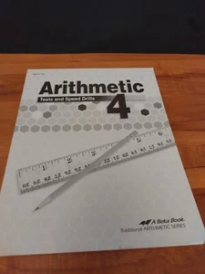 Abeka 4th Grade Arithmetic Tests And Speed Drill Teacher Key 4th Ed - Picture 1 of 3