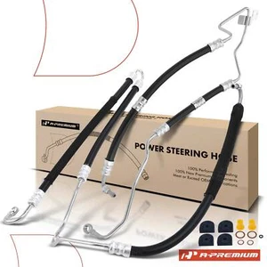 2Pcs Power Steering Pressure & Return Line Hose Assembly for BMW 530i 03-05 525i - Picture 1 of 9